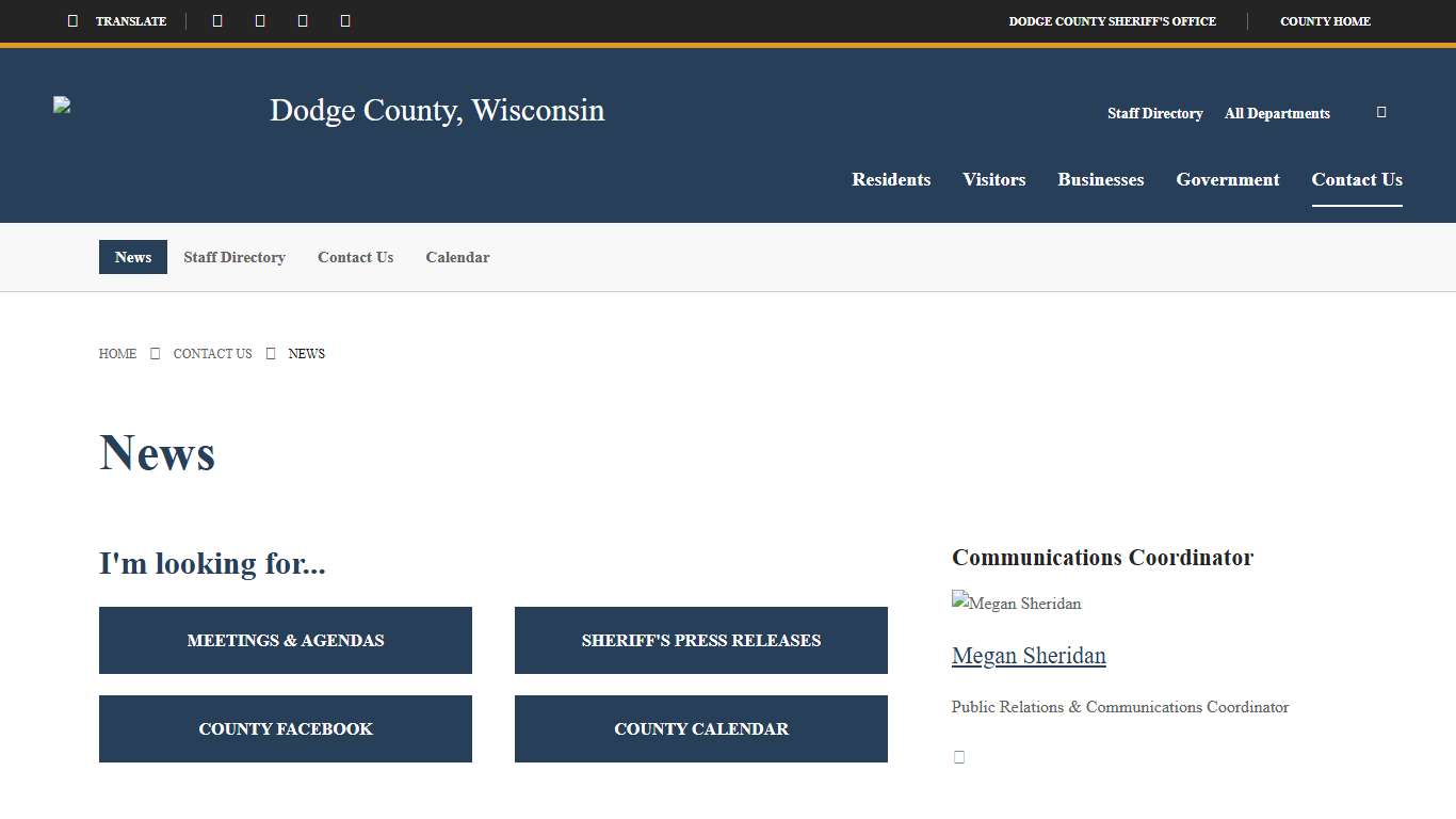 News - Dodge County, Wisconsin